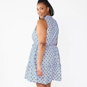 Draper James RSVP‎ Plus Babydoll Embroidered Dress-Size 3X